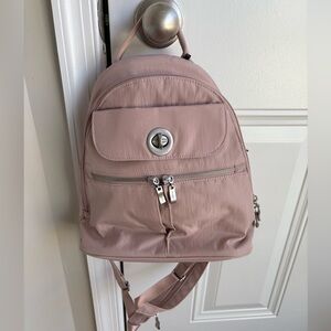 NWT Baggallini Naples Convertible Backpack Sling light pink / rose